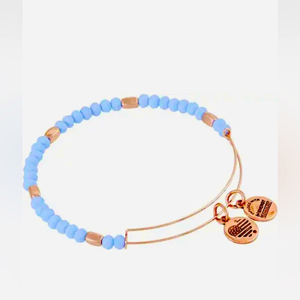 Alex and Ani Periwinkle Copper Bangle